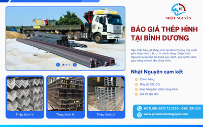 Báo giá thép hình tại Bình Dương mới nhất 2026