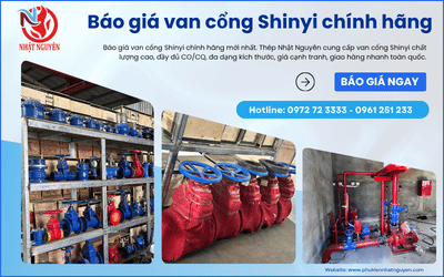 Báo giá van cổng Shinyi chính hãng mới nhất 2026