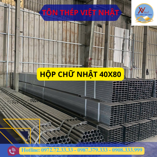 THÉP HỘP 40X80