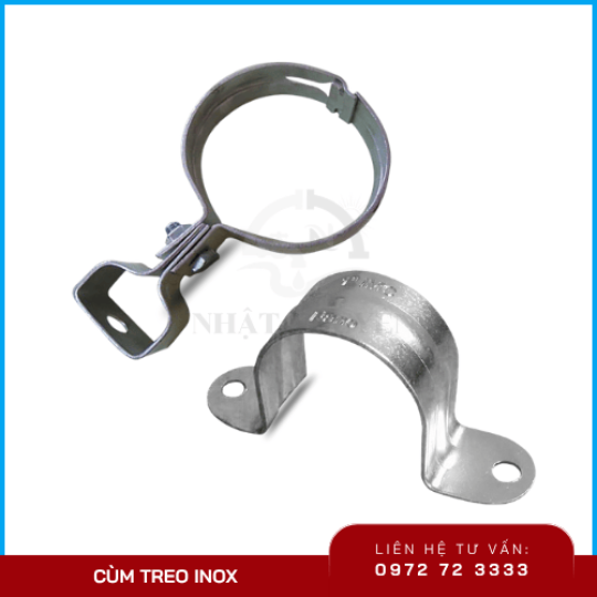 Cùm treo inox