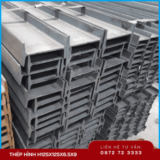 Thép hình H125x125x6.5x9