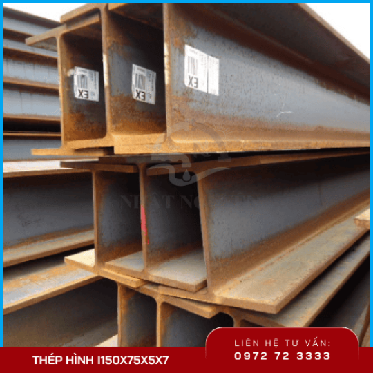 Thép hình i150x75x5x7
