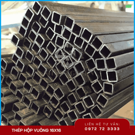 Thép hộp vuông 16X16