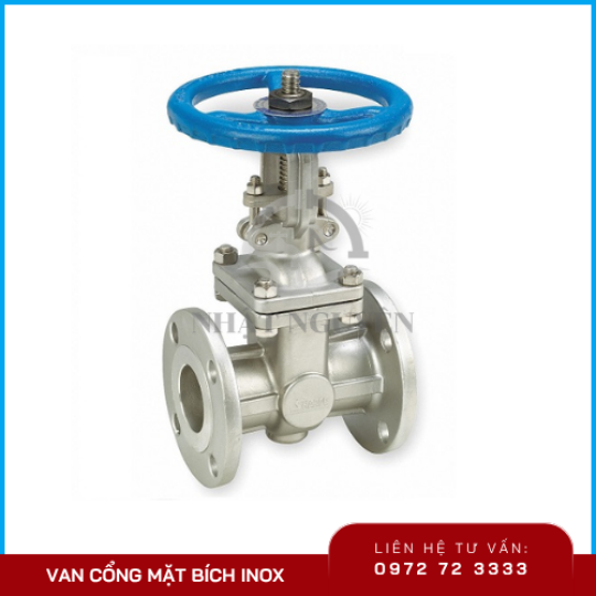 Van cổng mặt bích inox