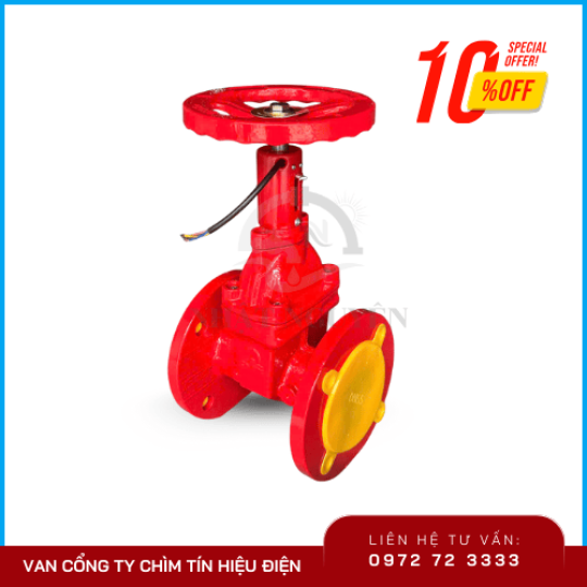 Van cổng ty chìm tín hiệu điện